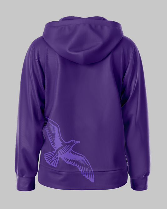 Ostia 03.10.1945 Purple Hoodie